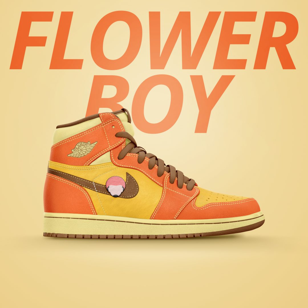 Mockup Air Jordan One - Flower Boy