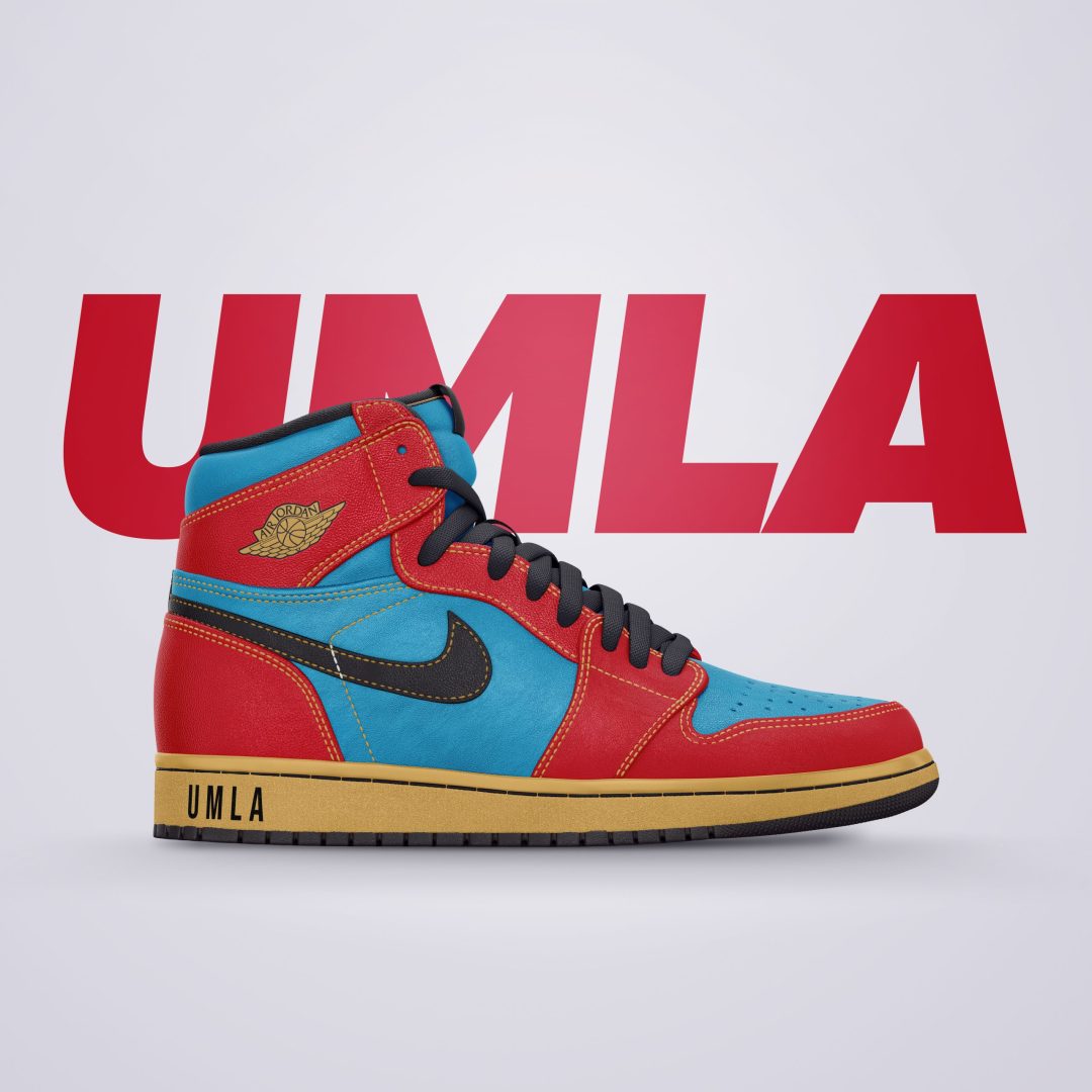 Mockup Air Jordan One - Une main lave l'autre